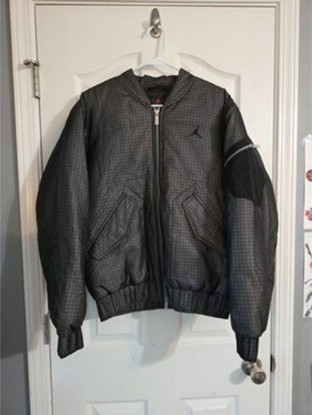 Nike Air Jordan Renegade Essential LNY Mens Small Black Bomber Jacket HQ8785-010